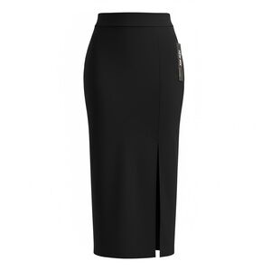 Elegant Black Pencil Skirt
